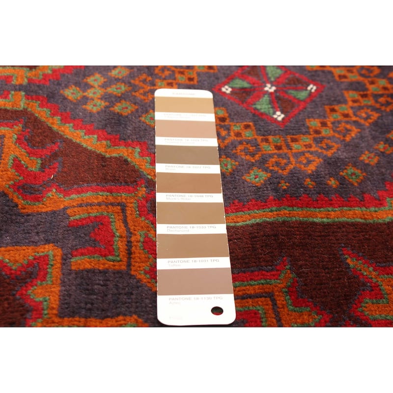 ECARPETGALLERY Hand-knotted Teimani Brown Wool Rug - 3'10 x 6'3