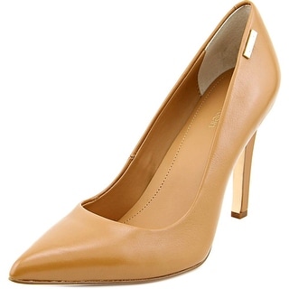 calvin klein tan heels