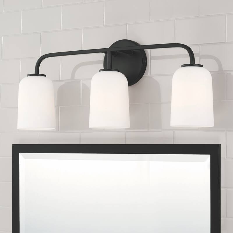 Lawson 3-light Bath/ Vanity Fixture w/ Soft White Glass