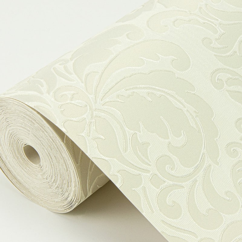 Sirpi Betina Light Yellow Damask Wallpaper - 20.9 x 396 x 0.025