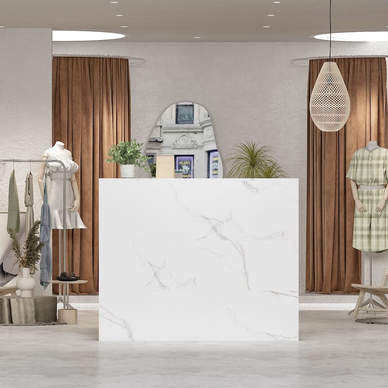 Modern L-Shaped Reception Desk Reception Table Secretary Table Working
