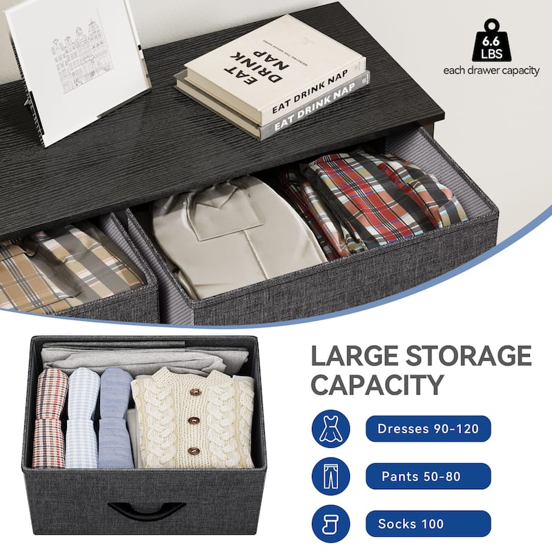 Modern 8-drawer Bedroom Dresser Storage Tower