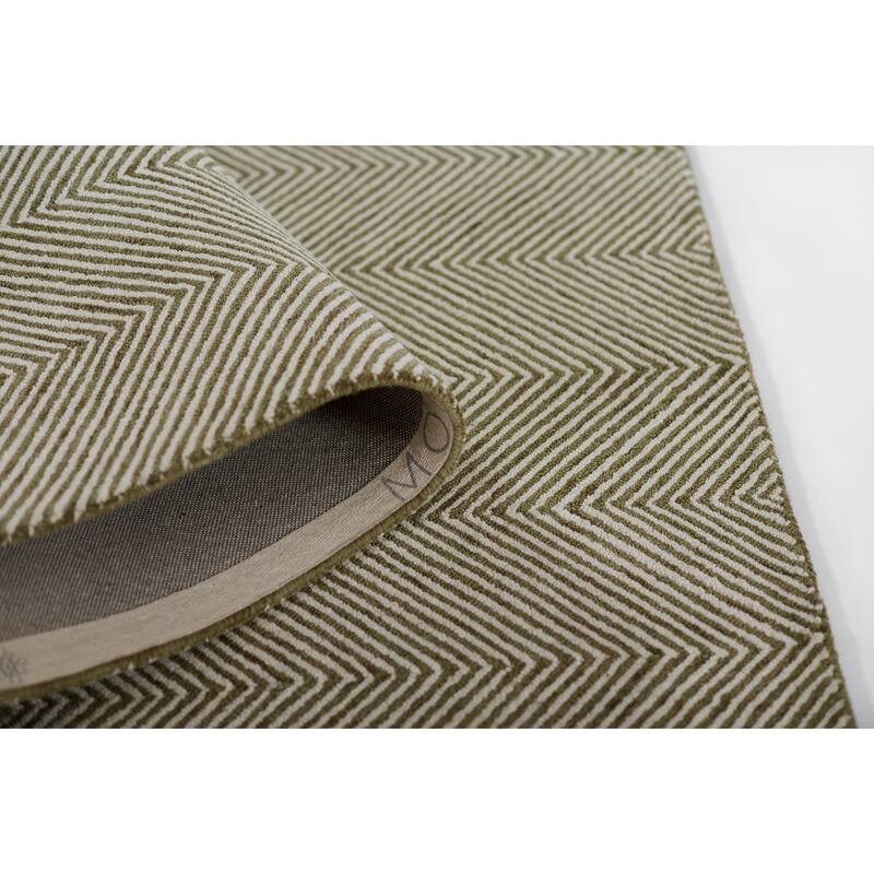 Momeni Charles Hand-tufted Wool Chevron Pattern Area Rug