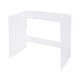 preview thumbnail 1 of 3, Solara 36 in. W Rectangular Acrylic Desk Clear Acrylic