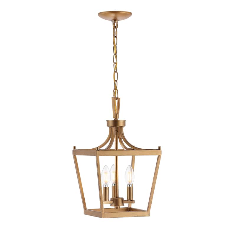 SAFAVIEH Lighting Soka 3-light Pendant - 10"x10"x21-93" - 10Wx10Dx93H