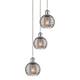 Option White Polished Chrome / Light Smoke Deco Swirl