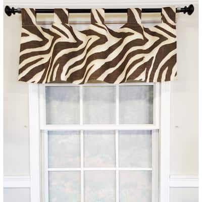 RLF Home Zebra Tab Valance