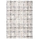 preview thumbnail 5 of 10, SAFAVIEH Fontana Shag Bekin Modern Check 2-inch Thick Rug 10' x 14' - Grey/Ivory