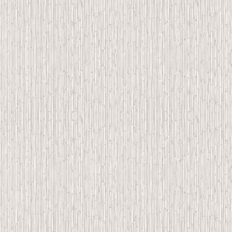 Galerie Wallcoverings Into The Wild Textured Bamboo Stripe Non-woven Matte Wallpaper Roll - 33 feet x 21 inches - Grey
