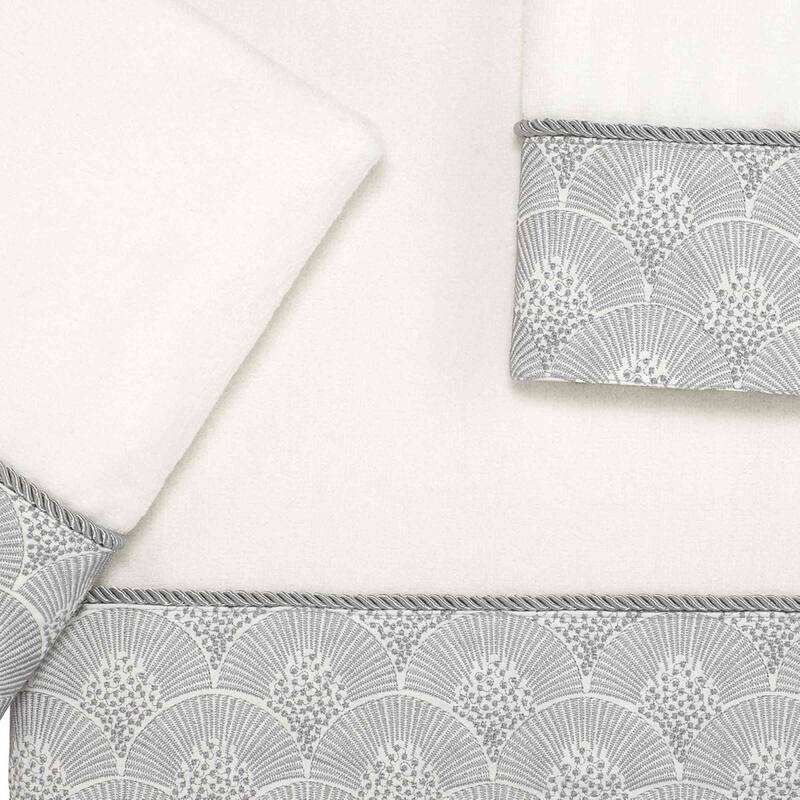Avanti Deco Shell 3-Piece Towel Set - Towel 3pc Set - B/H/FT