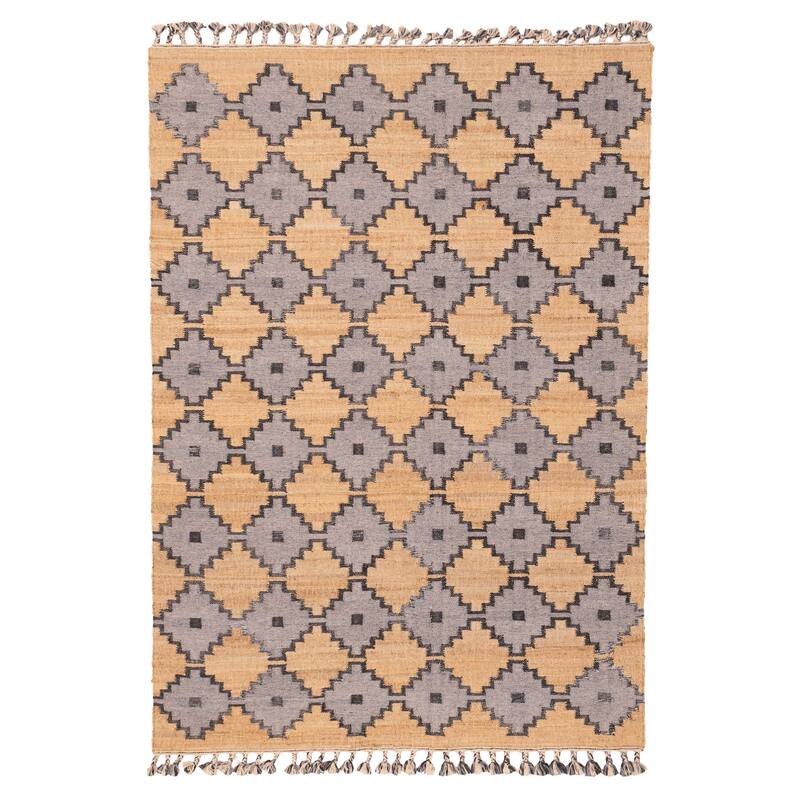 ECARPETGALLERY Flat-Weave Palas Denizli Tan Kilim - 5'3 x 7'8