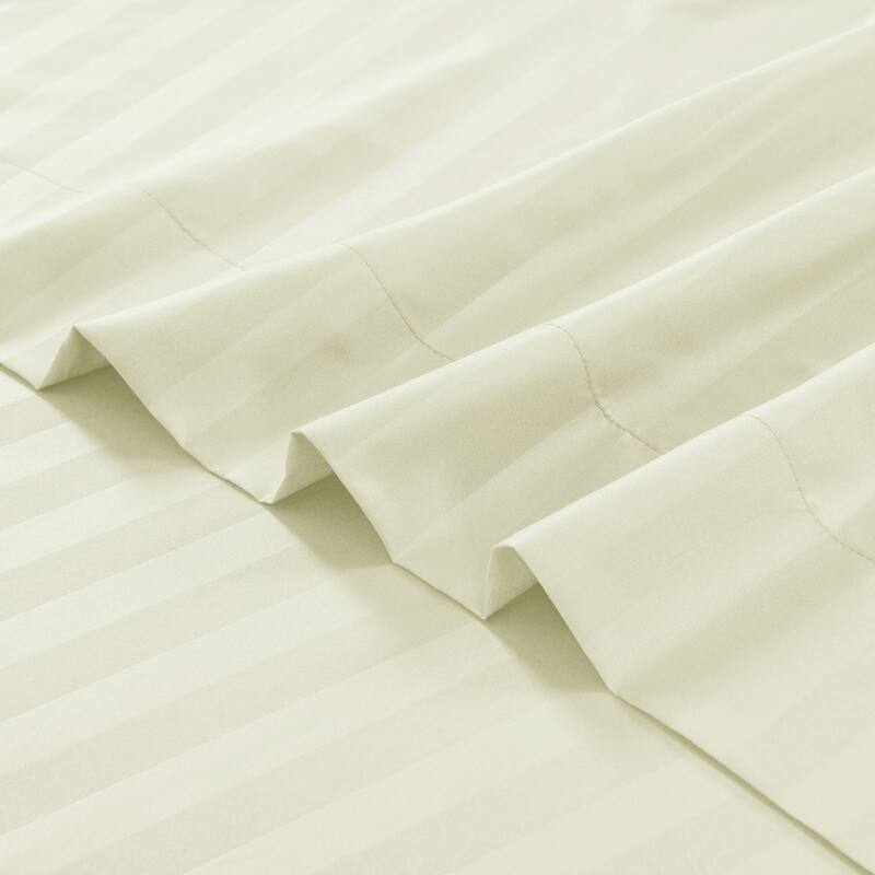 3/4 Pcs Luxury Stripe Bed Sheets Set