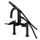 preview thumbnail 2 of 30, Concord Deck Mount Clawfoot Tub Faucet Matte Black