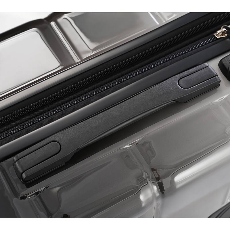 Luggage Set of 3, ABS+PC Hard Shell Carry-on Suitcases with Cup Holder and USB Port & Spinner Wheels, for Men Women Travel