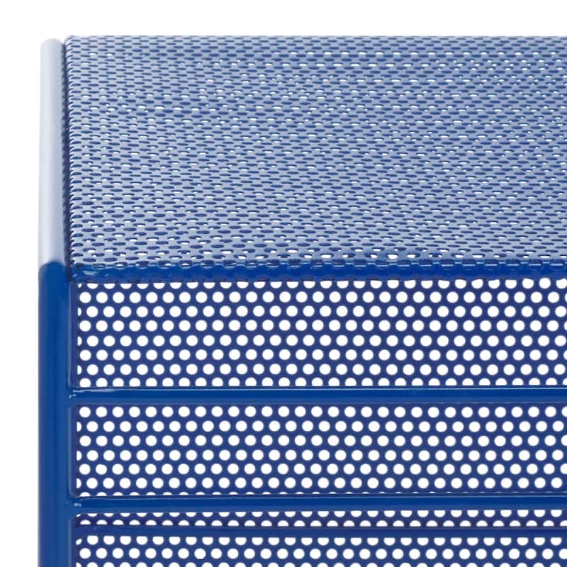 SAFAVIEH Couture Viktoria Metal Accent Table, Fully Assembled - 18"W x 16"D x 20"H