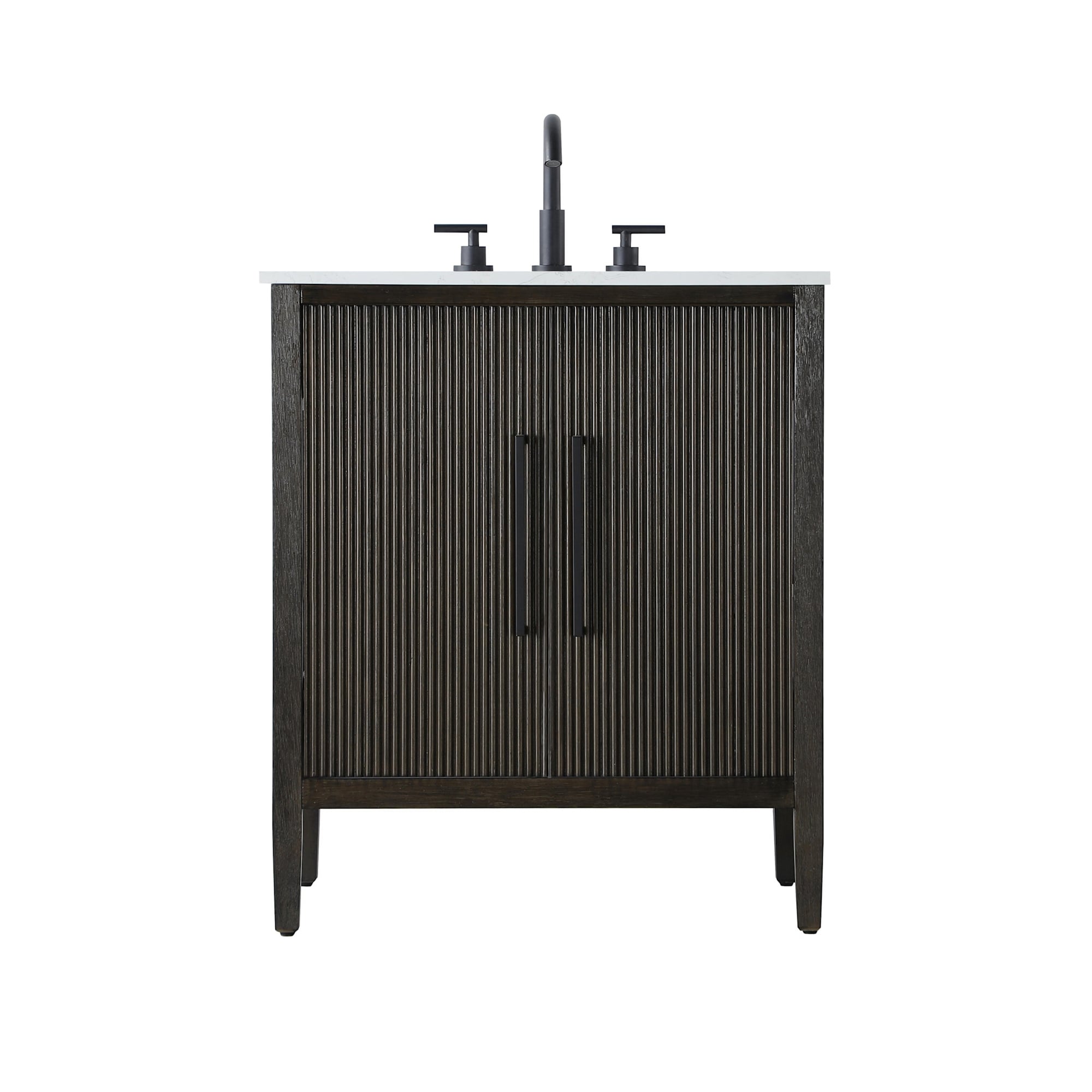 Elegant Lighting VF29630 Blakely 30" Free Standing Single Basin Vanity