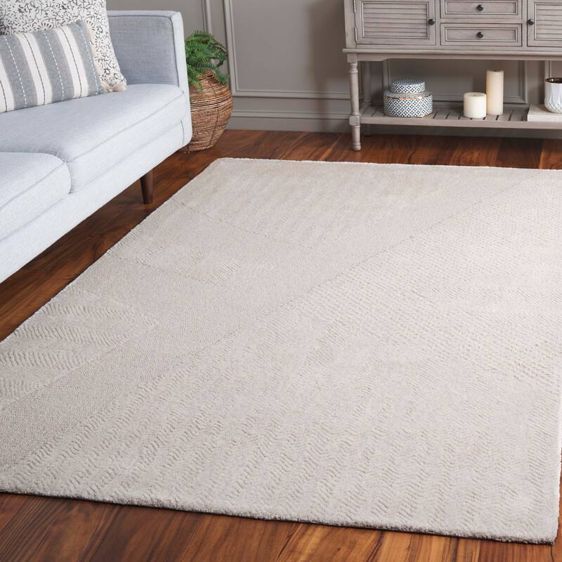 SAFAVIEH Handmade Pine Fanie Modern & Contemporary Wool Rug