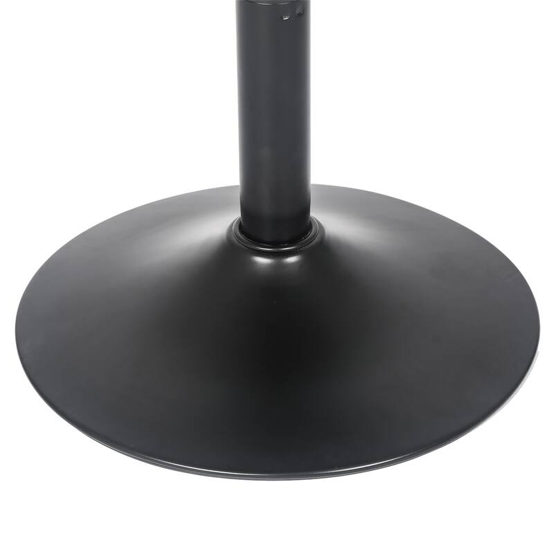 Adeco Makeup Vanity Stool Chair Round Ottoman Swivel Adjustable