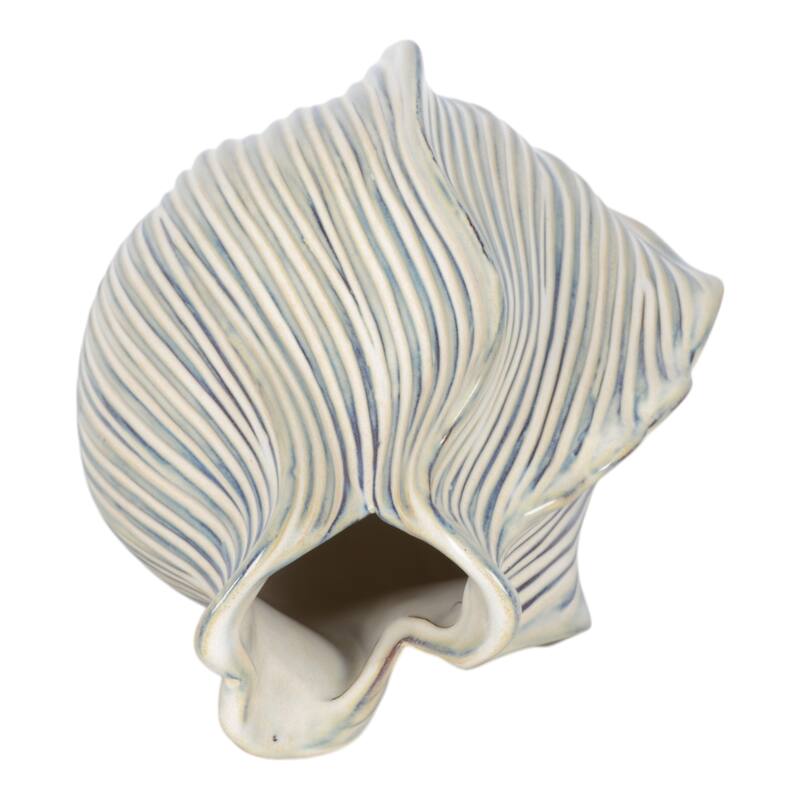 Ceramic Decorative Vase Handcrafted Unique Sculptural Curved Design