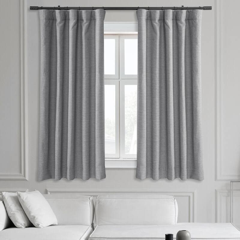 Exclusive Fabrics Bellino Room Darkening Curtain (1 Panel) - 50 x 63