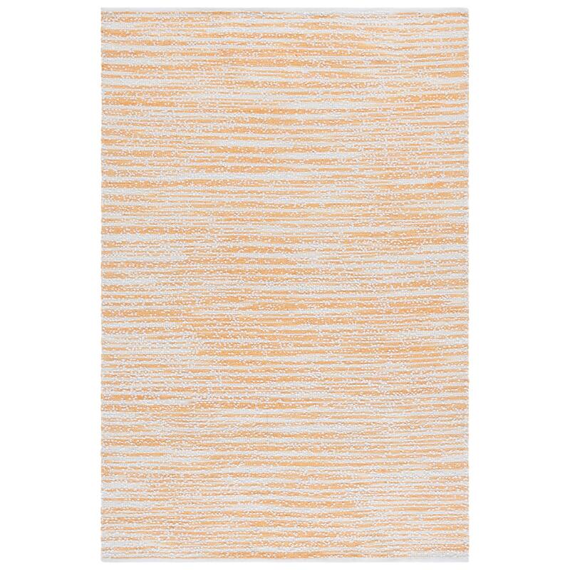 SAFAVIEH Handmade Renewal Lilioara Rug - 5' x 8' - Orange/Ivory