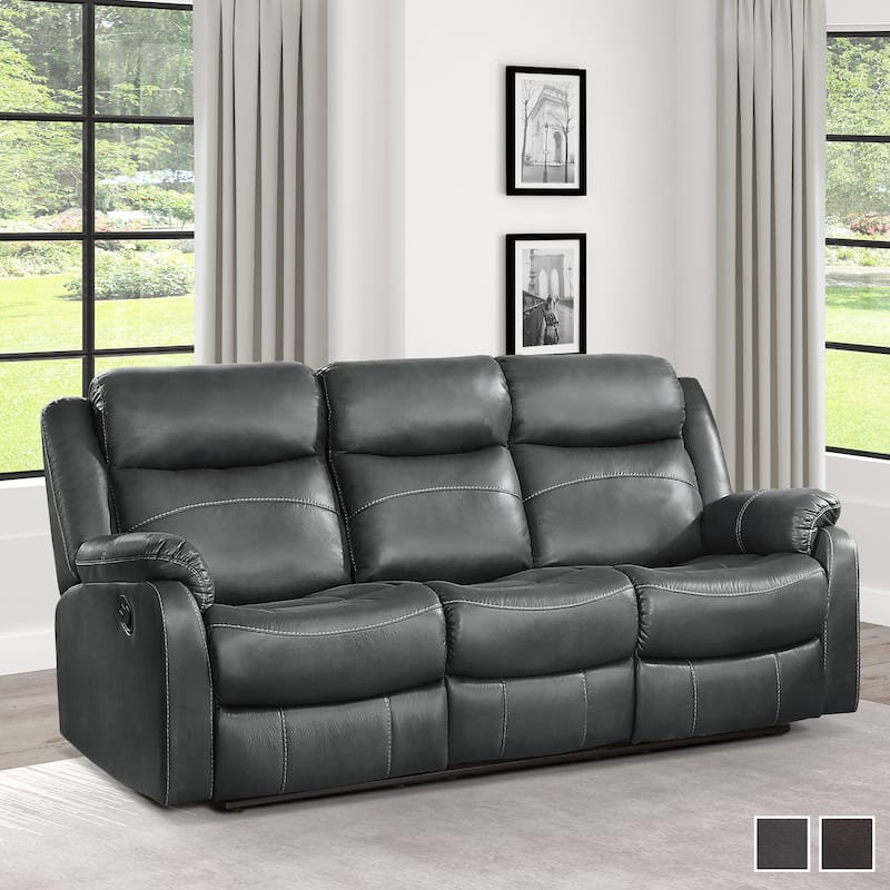 Soho Double Lay Flat Reclining Love Seat with Console