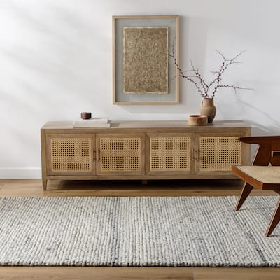 Latrell Rustic Solid Area Rug