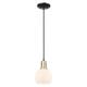 Option Matte White / Black Antique Brass