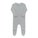 preview thumbnail 1 of 10, Ely's & Co. Heart and Star Button Pointelle Footie Collection Blue Star - 1 Months