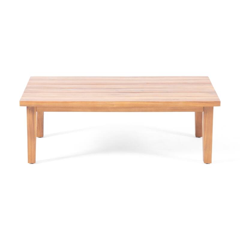 Isla Outdoor 4-seater Coffee Table Chat Set by Christopher Knight Home