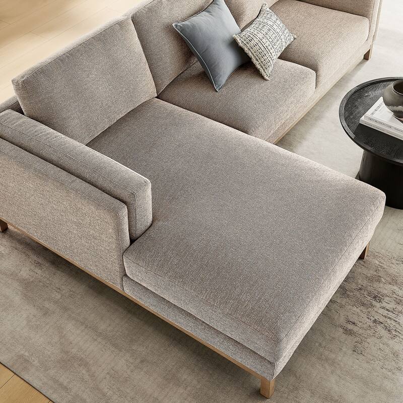 Roscoe Left-Facing Upholstered Sectional Sofa with Chaise