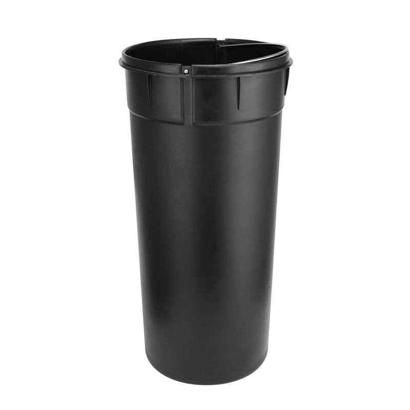 Innovaze 8 Gal./30 Liter Stainless Steel Round Shape Step-on Trash Can for Kitchen