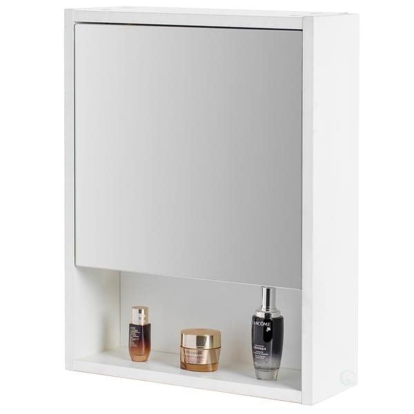 White shop medicine cabinet