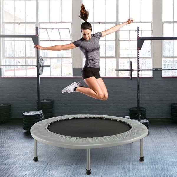 Foldable Trampoline 36 In Trampoline Workout Equipment Kacho 3FT