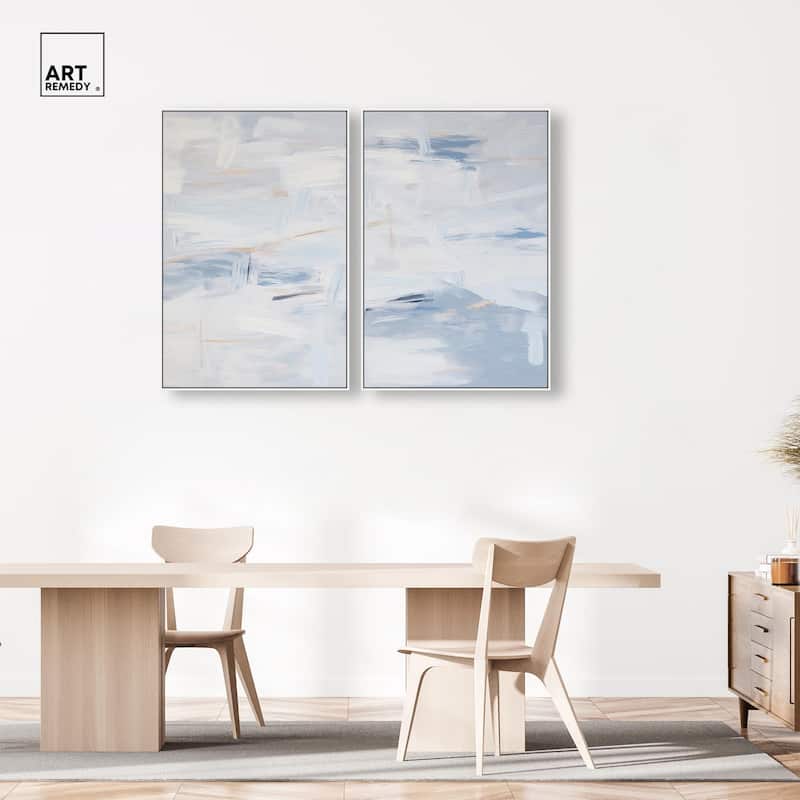 Frozen in Time I Canvas Set of 2 by Art Remedy