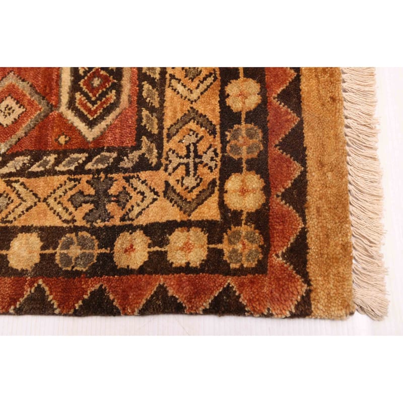 ECARPETGALLERY Hand-knotted Jules Sultane Dark Copper Wool Rug - 7'10 x 9'9