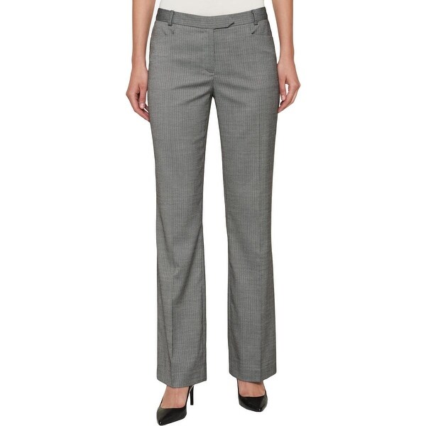 grey striped trousers womens