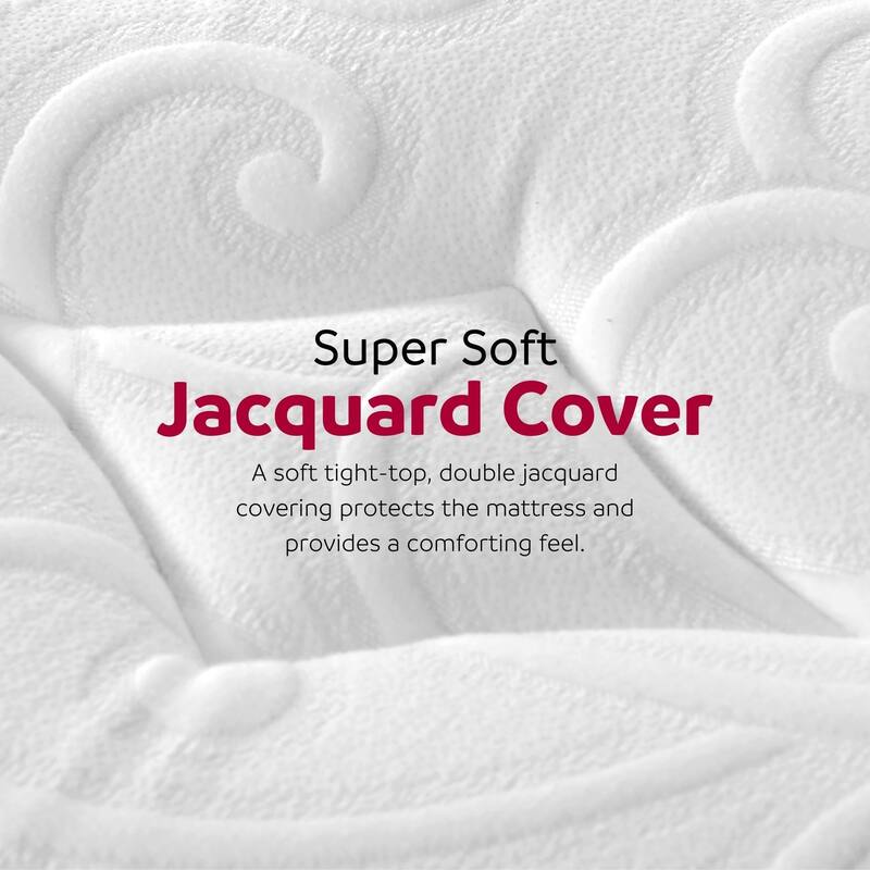 13 in. Gel Memory Foam Bed Mattress in a Box, Comfort Cool Mattress, White