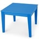 preview thumbnail 29 of 34, Gymax Kids Square Table Indoor Outdoor Heavy-Duty All-Weather Activity Blue