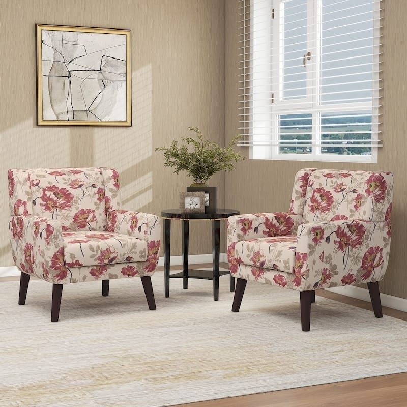 Modern Accent Armchair Comfy Accent Chair For Living Room/Bedroom