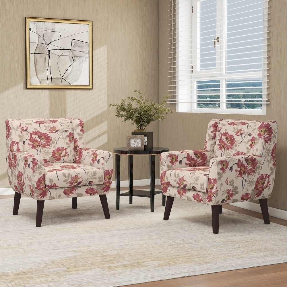 Modern Accent Armchair Comfy Accent Chair For Living Room/Bedroom