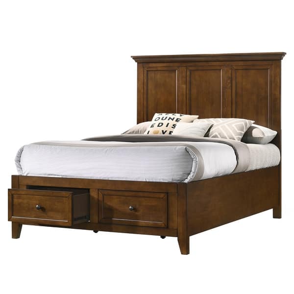 slide 2 of 2, San Mateo Youth Tuscan Full Storage Bed