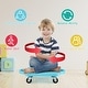 preview thumbnail 3 of 7, 4 Pieces Kids Sitting Scooter Set with Handles and Non-marring Casters - 17" x 12" x 4"