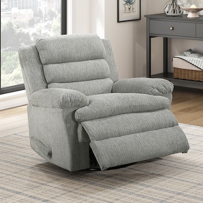 Sofiane Microfiber Swivel Glider Manual Reclining Chair