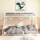 preview thumbnail 1 of 7, Twin over Full Bunk Bed,Strong Metal Frame,Noise Free,White White - Full