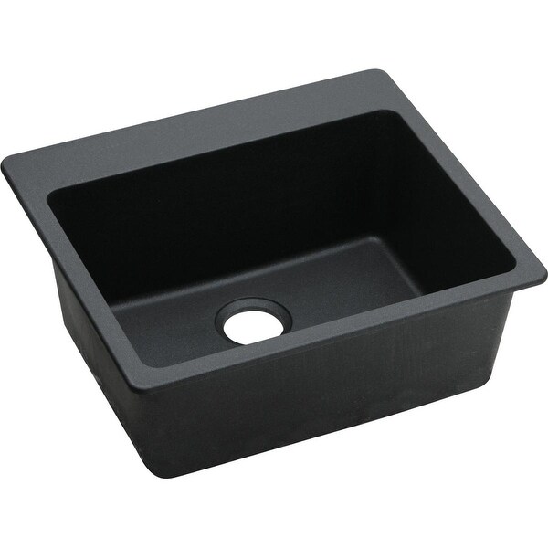 Elkay Quartz Classic 25" x 22" x 9-1/2", Single Bowl Drop-in Sink. Opens flyout.
