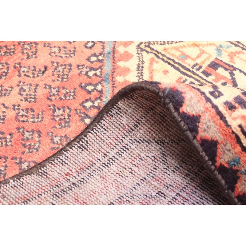 ECARPETGALLERY Hand-knotted Andelz Red Wool Rug - 3'4 x 4'9