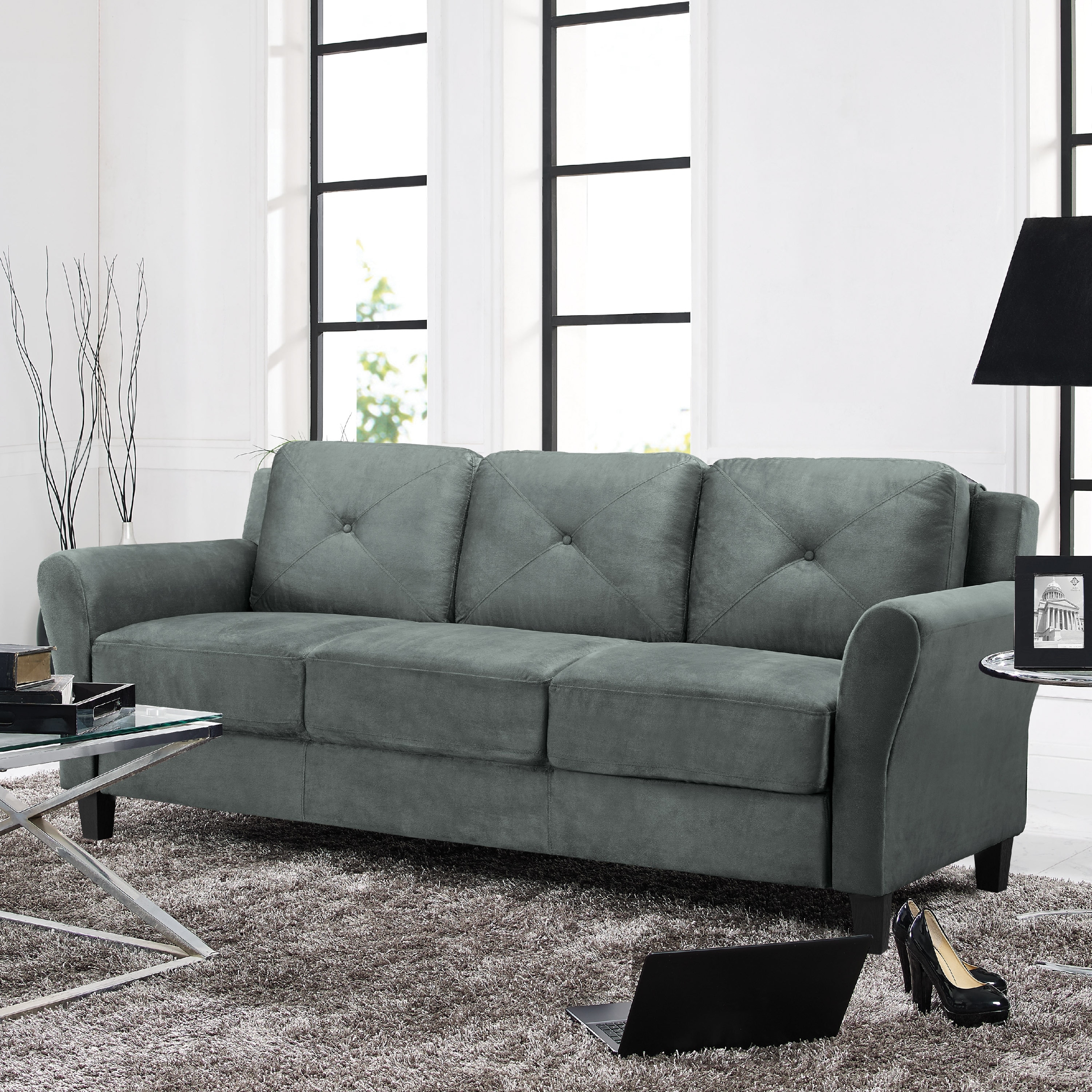 Harvard microfiber sofa hotsell