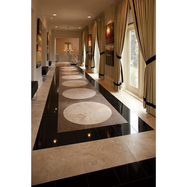 Mohawk® Absolute Black 12 x 12 Granite Floor and Wall Tile Mohawk® Absolute Black 12 x 12 Granite Floor and Wall Tile
