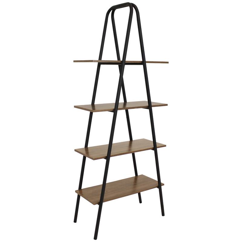 Industrial Style Ladder Bookshelf